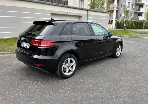 Audi A3 cena 61900 przebieg: 138000, rok produkcji 2016 z Września małe 667